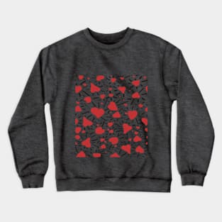 Dancing Hearts Crewneck Sweatshirt